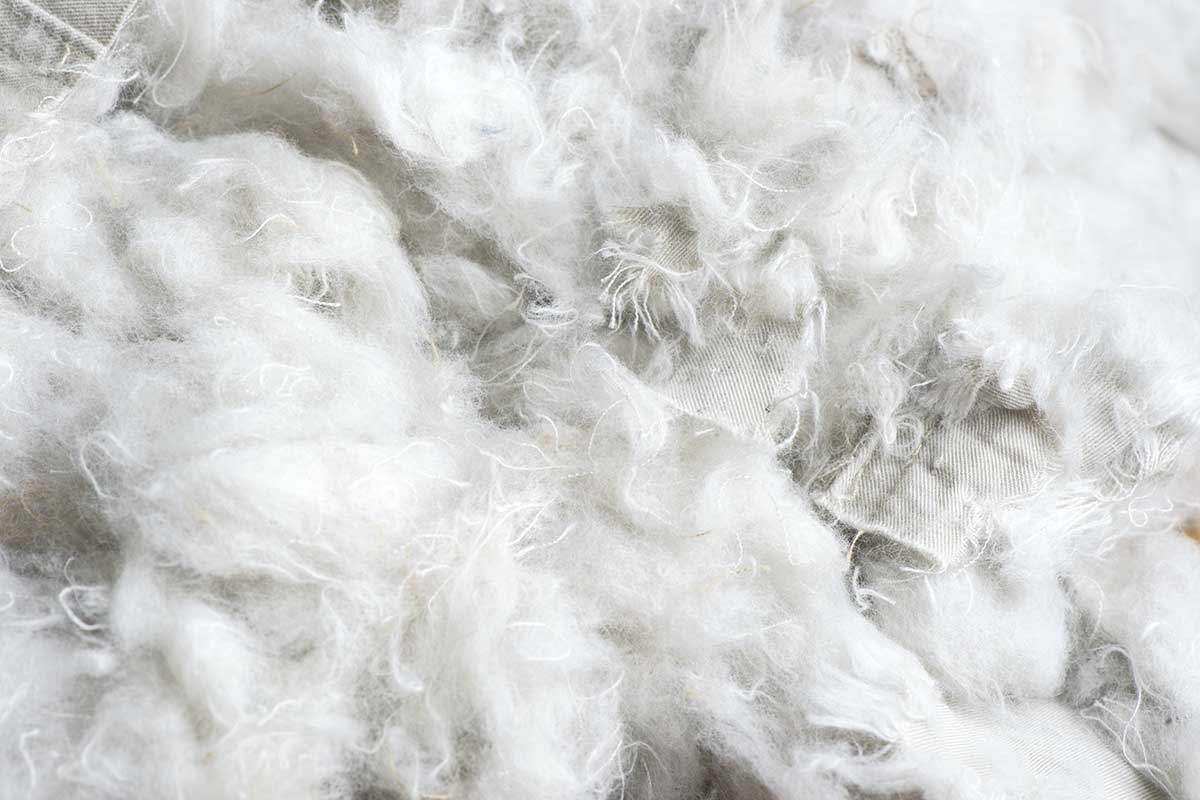 How is a recycled cotton fabric made?
